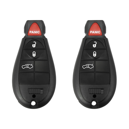 2 X 2008-2012 Chrysler Dodge / 4-Button Fobik Key / M3N5WY783X (AFTERMARKET) (BUNDLE OF 2)