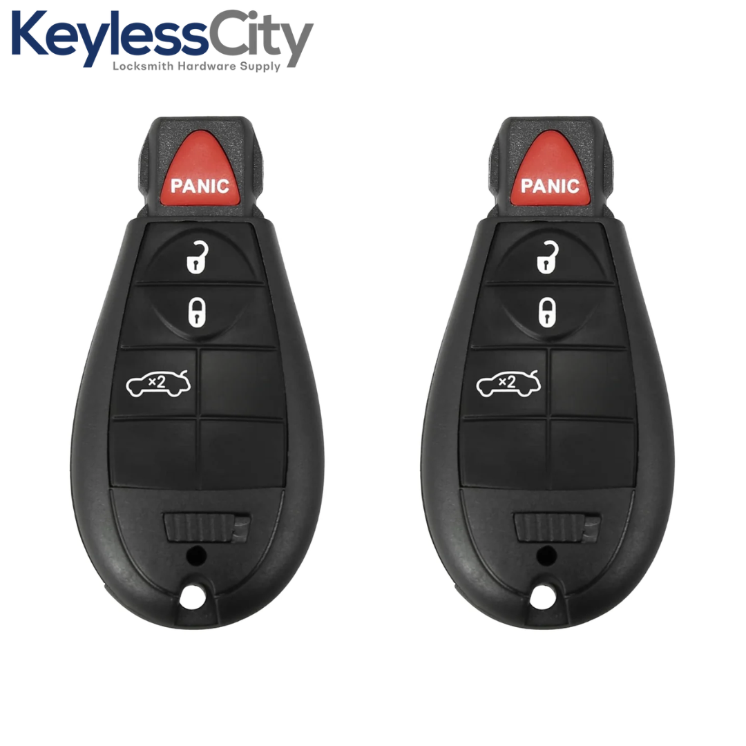 Dodge Two Key 2 X 2008-2012 Chrysler Dodge / 4-Button Fobik Key / M3N5WY783X (AFTERM ...