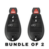 2 X 2008-2012 Chrysler Dodge / 4-Button Fobik Key / M3N5WY783X (AFTERMARKET) (BUNDLE OF 2)