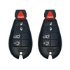 2 X 2008-2013 Jeep / 5-Button Fobik Key / PN: 68066849AA / M3N5WY783X / (AFTERMARKET) (BUNDLE OF 2)