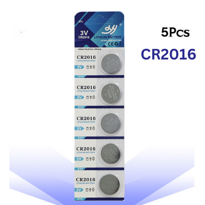 CR2016 - 3V Lithium Battery (5-Pack)