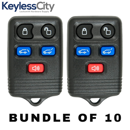 10 X 1998-2012 Ford Expedition / 5-Button Keyless Entry Remote w/Liftgate / PN: 3L7T-15K601-AA / FCC: CWTWB1U551 (BUNDLE OF 10)