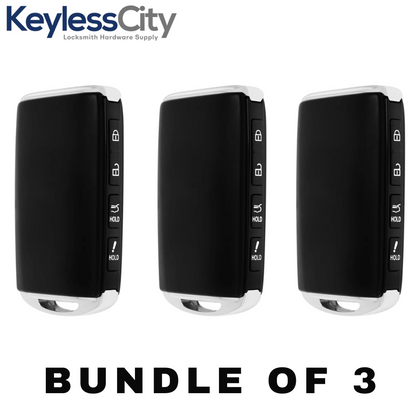 3 X 2020-2021 Mazda CX-3 CX-5 CX-9 / 4-Button Smart Key / PN: GDYL-67-5DYB / WAZSKE13D03 (AFTERMARKET) (BUNDLE OF 3)