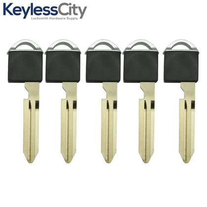 5 X 2006-2020 Nissan Infiniti / Emergency Key with Chip / DA34 / H0564-JG00A (AFTERMARKET) (BUNDLE OF 5)