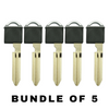 5 X 2006-2020 Nissan Infiniti / Emergency Key with Chip / DA34 / H0564-JG00A (AFTERMARKET) (BUNDLE OF 5)