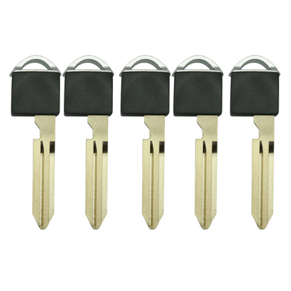 5 X 2006-2020 Nissan Infiniti / Emergency Key with Chip / DA34 / H0564-JG00A (AFTERMARKET) (BUNDLE OF 5)