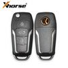 Xhorse XNFO01EN VVDI Key Tool Ford Style Wireless Flip universal Remote, 4Buttons