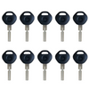 10 X 1995-2003 BMW (4-Track) EWS - HU58W/S7BW Transponder Key (PCF7935 44 Chip) (AFTERMARKET) (BUNDLE OF 10)