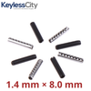 200 pcs / Box  1.4 mm × 8.0 mm Flip Remote Key Blade Fixed Pin Car Key Fob Pins.