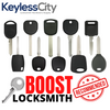 Boost Locksmith’s Recommended Ultimate Bundle: 10x10 Top Aftermarket Transponder Keys (100 Pieces)