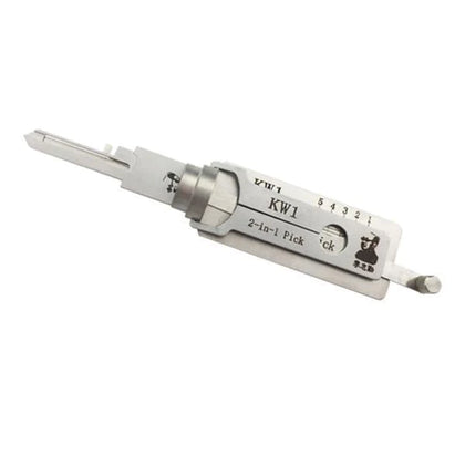 ORIGINAL LISHI - KW1 / 5-Pin Kwikset Keyway Tool / 2-In-1 Pick / AG
