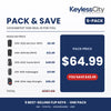 Locksmith Essentials: Top 5 Remote Flip Keys 5-Pack – GM / Toyota / Volkswagen / Jeep (AFTERMARKET)