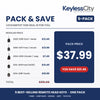 Locksmith Essentials: Top 5 Remote Head Keys 5-Pack – Ford / Chrysler / Dodge / Jeep / Toyota (AFTERMARKET)