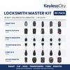 Locksmith Master Kit: 30 Best-Selling Keys & Remotes – Smart, Flip, Head, Transponder, Fobik & Keyless Entry (AFTERMARKET)