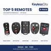 Locksmith Essentials: Top 5 Keyless Entry Remotes 5-Pack – Nissan / GM / Ford (AFTERMARKET)