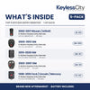 Locksmith Essentials: Top 5 Keyless Entry Remotes 5-Pack – Nissan / GM / Ford (AFTERMARKET)