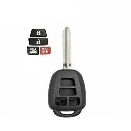 2012-2014 Toyota Camry - Corolla / 4-Button Remote Head Key SHELL / (AFTERMARKET)