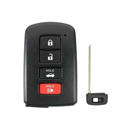 2012-2019 Toyota / 4-Button Smart Key SHELL / HYQ14FBA (AFTERMARKET)