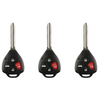 3 X 2013-2020 Subaru BRZ / Scion FR-S / 4-Button Remote Head Key / PN: 57497-CA110 / HYQ12BBY (G Chip) (AFTERMARKET) (BUNDLE OF 3)
