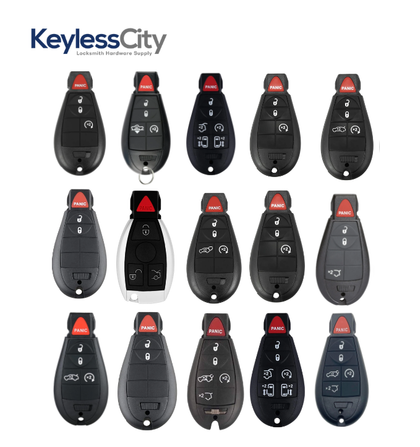15 pcs Most Popular FOBIK Keys Variety Pack – Locksmith Starter (BUNDLE OF 15)