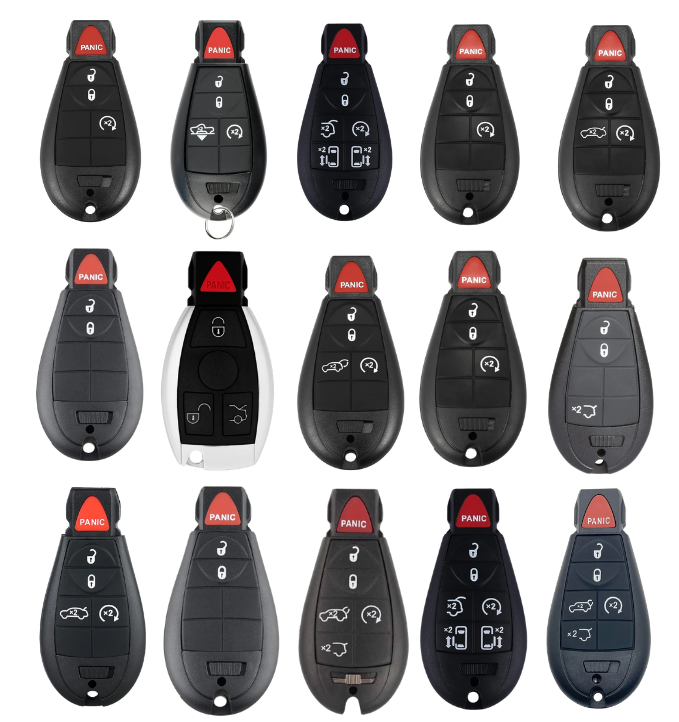 15 pcs Most Popular FOBIK Keys Variety Pack – Locksmith Starter (BUNDL ...
