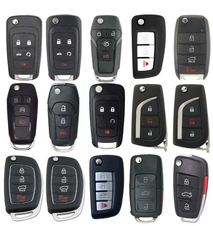 15 pcs Most Popular Flip Keys Variety Pack – Locksmith Starter (BUNDLE ...