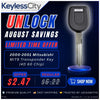 2000-2001 Mitsubishi - MIT9 Transponder Key - (4D 60 Chip) (AFTERMARKET)
