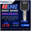 1999 - 2006 Nissan Infiniti Transponder Key - 4D60 Chip - NI01T / NI02T (AFTERMARKET)