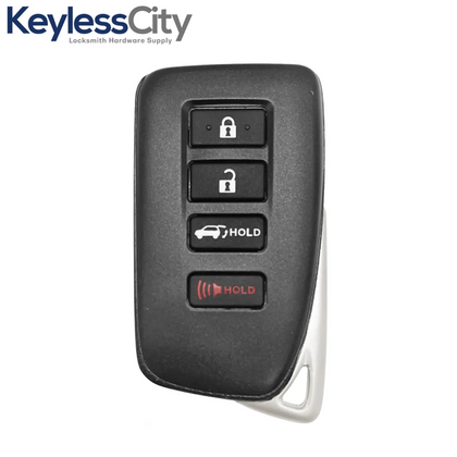 2020-2021 Lexus NX300h NX200T LX570 RX350 RX450 / 4-Button Smart Key / PN: 89904-48V80 / HYQ14FLB (AFTERMARKET)