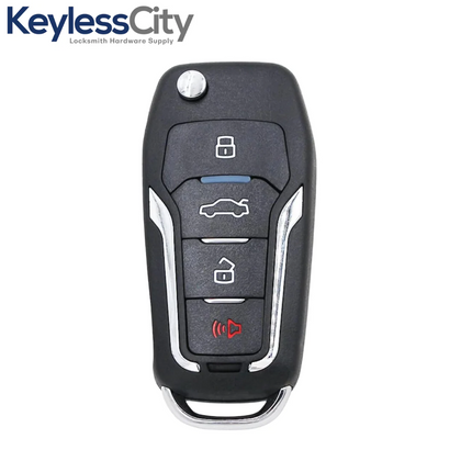 2013-2018 Ford / 4-Button Flip Key / PN: 5921709 / OUCD6000022 (AFTERMARKET)