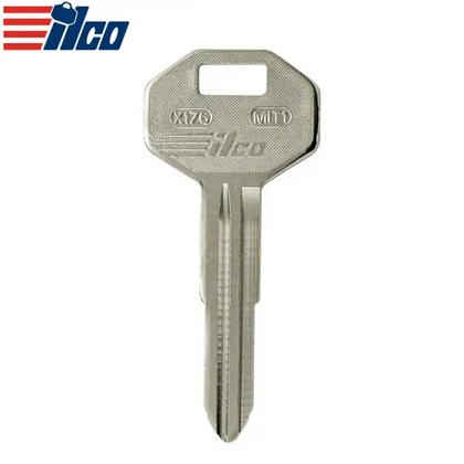 Ilco - Mechanical Metal Head Key for Mitsubishi MIT1 / X176