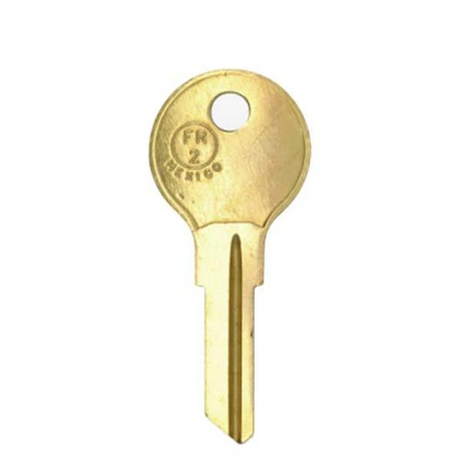 FR2 / L54G 6-Wafer Fort / CompX Key - Brass (JMA FR-11DE)