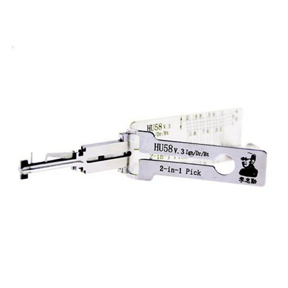 ORIGINAL LISHI - HU58 BMW / 2-in-1 Pick & Decoder / Twin Lifter / AG