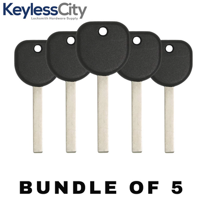 5 X 2010 - 2019 GM B119 Transponder Key (AFTERMARKET) (BUNDLE OF 5)