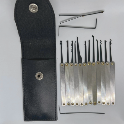 Premium Pick Tool Set / 15 Tools with Pocket Bag