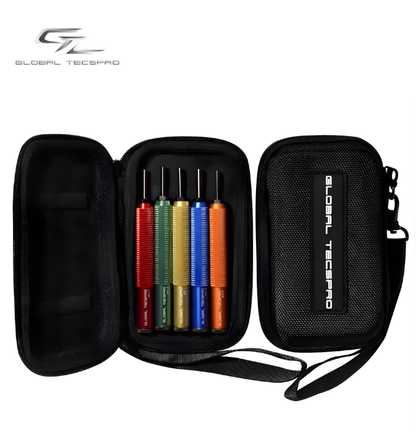 GTL - Pin Installing Punch Set - Upgraded - 5-Piece - Magnetic Carrying Case Included