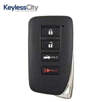 2013-2019 Lexus / 4-Button Smart Key / PN: 89904-53651 / HYQ14FBA / AG Board (AFTERMARKET)