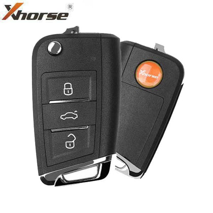Xhorse - XEMQB1EN - Super Remote / MQB Style / 3-Button Universal Flip Key / VVDI Super Chip For VVDI Tools
