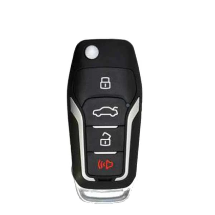 Xhorse XKFO01EN Ford Style / 4-Button Universal Remote Key For VVDI Key Tool (Wired)
