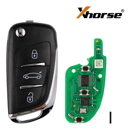 Xhorse XNDS00EN Wireless Remote Flip Key DS Style 3 Buttons