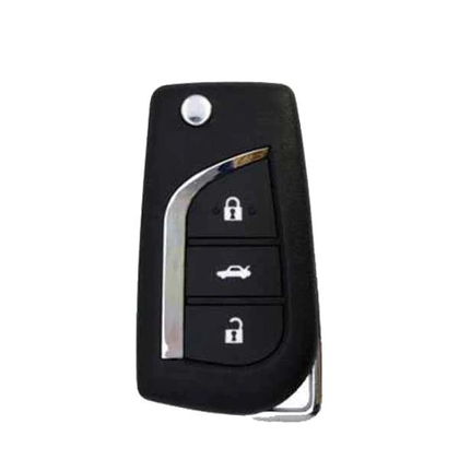 XHorse XNTO00EN Toyota Style / 3-Button Universal Remote Key For VVDI Key Tool (Wireless)