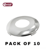 10 x 1972-1993 Mazda / Face Cap for Door Lock / Chrome / P-20-211 (ASP) (Pack of 10)