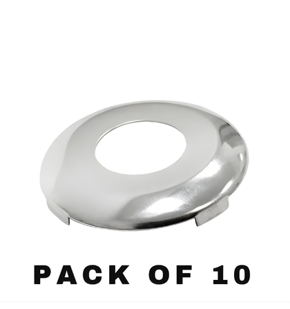 10 x 1972-1993 Mazda / Face Cap for Door Lock / Chrome / P-20-211 (ASP) (Pack of 10)