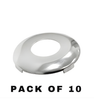 10 x 1972-1993 Mazda / Face Cap for Door Lock / Chrome / P-20-211 (ASP) (Pack of 10)