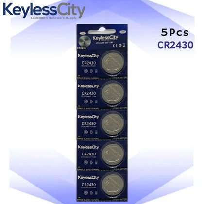 CR2430 - 3V Lithium Battery (5-Pack)