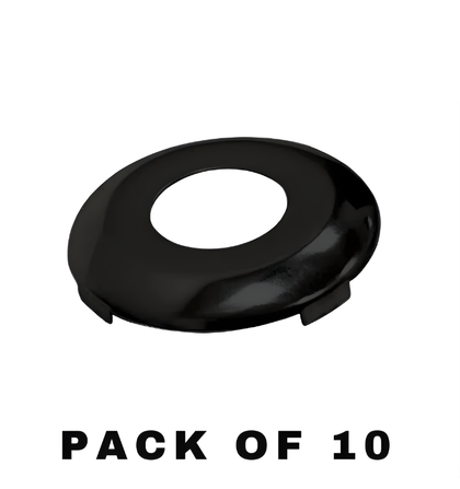 1984-1995 Ford / H54 / 10 Cut / Face Cap For Door Lock / Black / P-42-202 (ASP) (Pack Of 10)