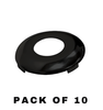 1984-1995 Ford / H54 / 10 Cut / Face Cap For Door Lock / Black / P-42-202 (ASP) (Pack Of 10)