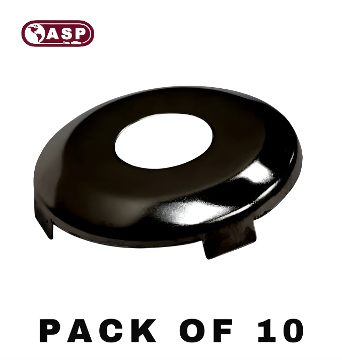 1996-2018 Ford / H75 / 8 Cut / Face Cap For Door Lock / Black / P-42-265 (ASP) (Pack Of 10)