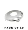 1996-2018 Ford / H75 / 8 Cut / Face Cap For Door Lock / Chrome / P-42-266 (ASP) (Pack Of 10)