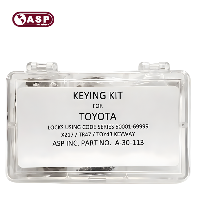 1994-2019 Toyota / X217 / TR47 / 10 Cut / Keying Tumbler Kit / A-30-113 (ASP)